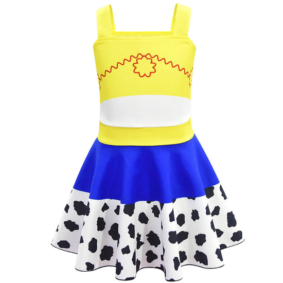 Cartoon Print Camisole Dress for Kids