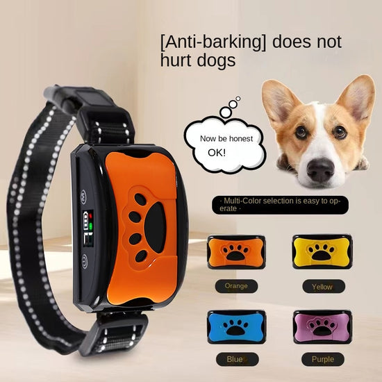 Ultrasonic Anti-Bark Dog Training Collar – Humane & Rechargeable